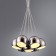 Suspension A8072SP-7CC Rondo 7x40W E27, 45x45x14 cm