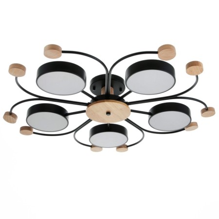 Causteen 1314/5bk LED 120W 3000-6000K Black 90x90x15 cm Bayerlux