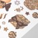 New Year sticker interior color "bears and New Year holidays" 30x40 cm