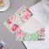 Money envelope "Happy Anniversary!" Pink peonies, 17x8 cm