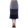 Women's skirt, size 42, gray, blue color