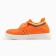 Baby sneakers, orange color/stripes, size 34