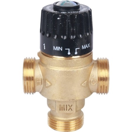 Mixing valve Stout SVM-0125-236520, 3/4 ", external thread, 30-65 ° C, KV 2.3-1