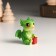 Souvenir Polystone "Dragon with big eyes with a Christmas tree/gift" mix 3.5x3x4.5 cm