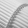 Bracelet "ice" fog, 2 mm, matte white color in silver