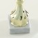 Cup 151C, award figure, gold, stand stone, 22 x 7 x 5 cm.