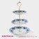 Ceramic 3-tier shade “Smoke” ceramic, d = 15.5/17/23 cm