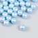 Set of beads "needlework" plastic, diameter 10 mm, 25 g, blue