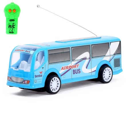 Radio -controlled bus "Delivery Service", lighting effects, works from batteries, mix