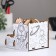 Organizer-painting for stationery "Cosmos" Rocket, 13x13x11 cm.