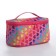 Bosmetic bag with a zipper, pink color
