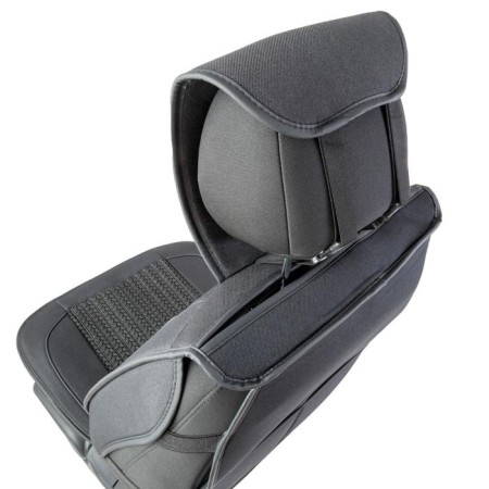 Frame caps for the front seats Car Performance, 2 pcs, Alcantara, Char-3