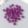 Plastic beads "Crystal polyhedron. Blackmary" transparent set of 20 g 1x1x1 cm