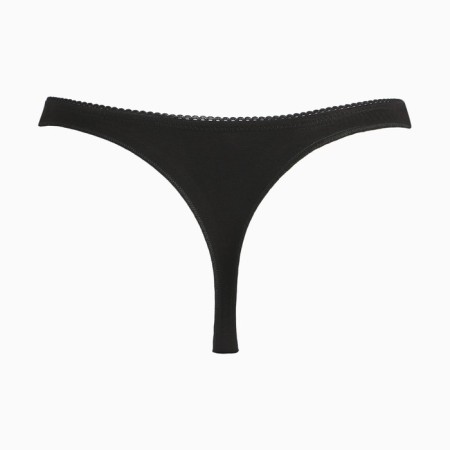 Cowards women's thongs, black color, size 44 (s)-9