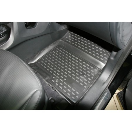 Rugs in the salon Hyundai Santa Fe, 2012-2016 4 pcs. (polyurethane)-1