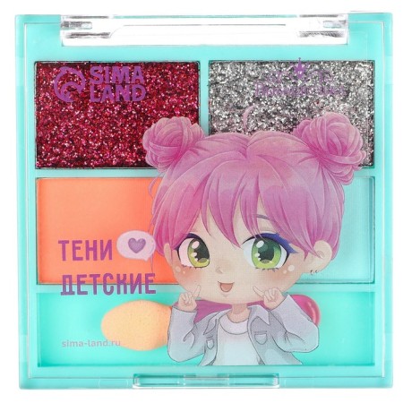 Features for the eyelids, 4 colors "girlfriends", fabulous patrol, mix-11