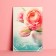 Postcard "Congratulations", tea rose, 12 × 18 cm