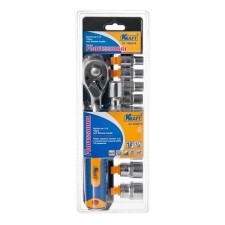 A set of end heads Kraft KT700318, with a rattle, 1/2 