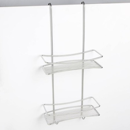 Shelf hinged for shower cabin 2-long "lagoon", color chromium-1