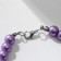 Beads "Classic" mood, lilac color, 40 cm