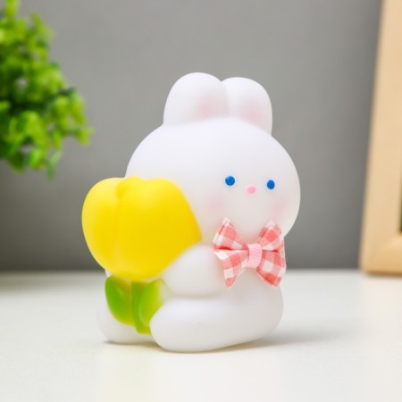 Night "Bunny" LED from batteries white-yellow 8x10 cm Risalux