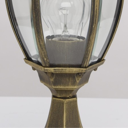 Fabur lamp, 95W E27, black color, gold, IP44-3