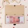 Wooden envelope "Happy Wedding Day!" handmade, light, motorcycle, 16.5x8 cm