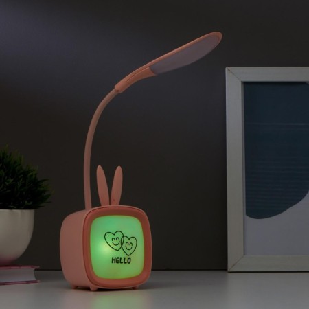 Table lamp with RGB backlight 1668/1 8xLED 1.5W USB AKB MIX 6x8x33 cm Risalux-8