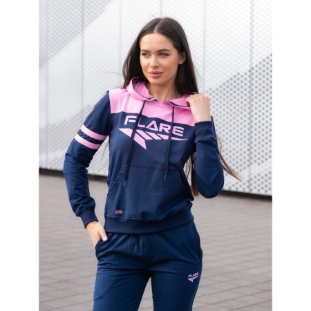 Female -ISEE sports suit, size 44, blue color, pink-6