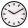 Watching clock, interior "classics", silent, d-30 cm, aa
