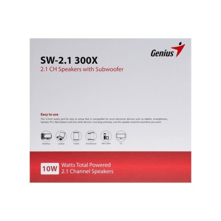 Computer speakers 2.1 Genius SW-2.1 300X, 2x3.25 W + 3 W, USB, Black-5