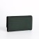 Women's wallet on the button, green color