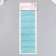 Semi -busines self -adhesive d 6 mm, turquoise