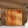 Adelica plate "Classics", 19 × 19 × 1.8 cm, saturated with mineral oil, birch