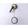 LED LED wall -mounted Ambrella Light, Linetech, FL51652, LED, 10 W, 750LUM, 4200K, Black Color, Gold
