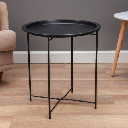 Coffee table "Grace" YS-8375S, black 46.8x50.5 cm-1
