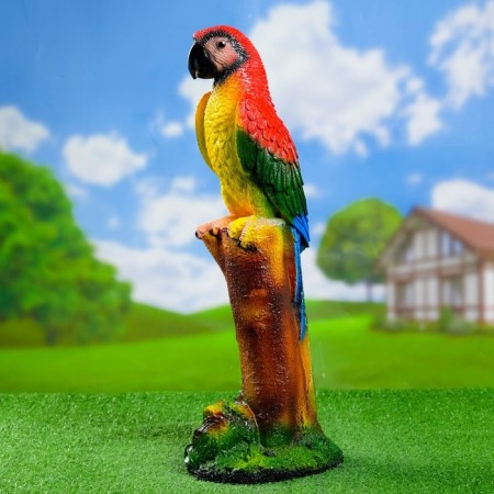 Garden figure "Parrot" Big GIPS 20x14x53cm-1