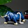 Candy "Bull" Blue Marble, 12x24x11cm