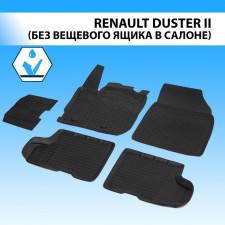 Rolls in the car interior rival, Renault Duster II (FWD/4WD, without clothing box) 2021-n., With fasteners, 5 pcs., 64701004