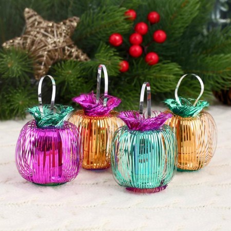 Decoration New Year's foil "Apple" mix