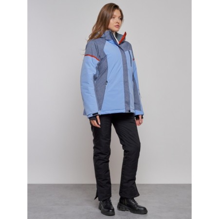 Ski jacket women, size 56, purple color-17