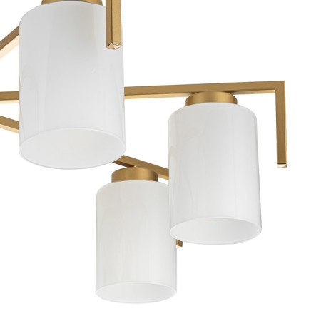 Lamp on the ESCADA rod, 1142/7p Gold. 7x60W, e27, 700x700x270 mm, color gold-3