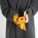 Gloves are female, dimensionless, without insulation, mustard color