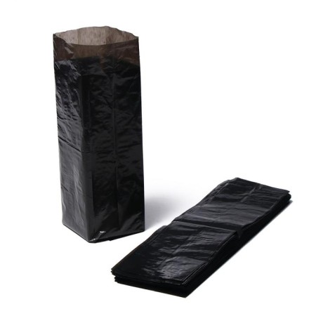 Package for seedlings, 1.6 l, 8 × 30 cm, polyethylene 50 μm thick, with perforation, black, Greengo