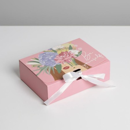 Bearbox Gift Bilateral folding, packaging, "Girl", 16.5 x 12.5 x 5 cm-2