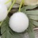 Flowers artificial "Smikka balls" 6x57 cm, white