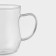 Glass mug for brewing with sieve "Sophie", 350 ml