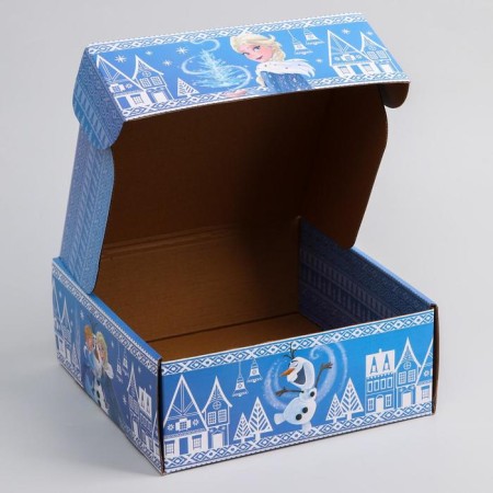 Gift box "New Year" 24.5x24.5x9.5 cm, cold heart-3