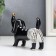 Souvenir Ceramics "Dachshund in shorts" Black 9.3x5.3x13.7 cm