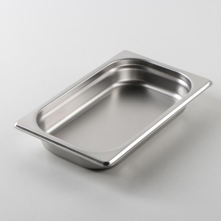 Gastricity 1/4 of stainless steel, 40 mm, 26.4 × 16 × 4 cm, thickness 0.8 mm